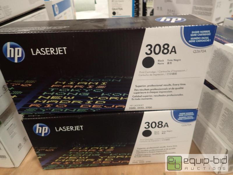 lot 588 image: (2) HP Color Laserjet Cartridges