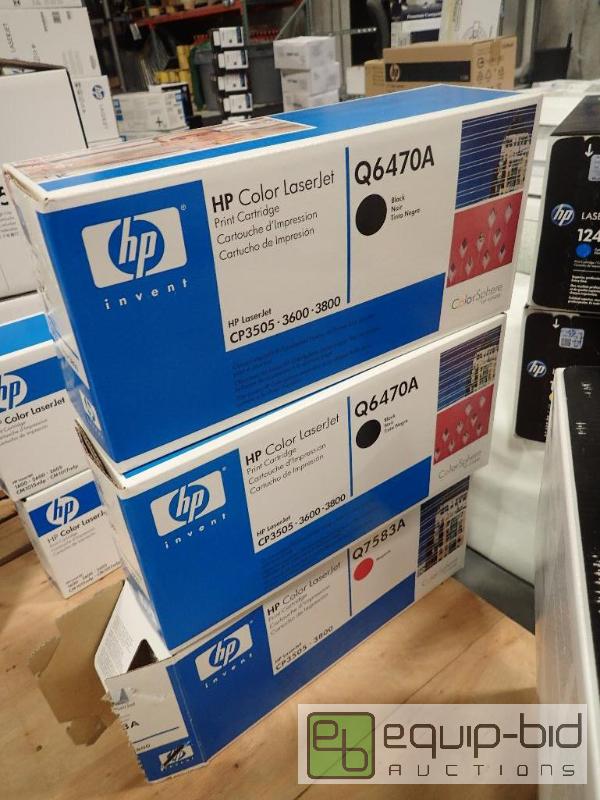 lot 589 image: (3) HP Laserjet Toner Cartridges