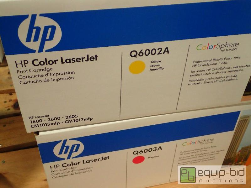 lot 590 image: (2) HP Color Laserjet Cartridges