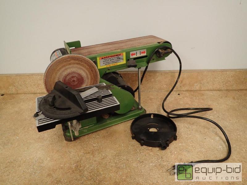 lot 606 image: Central Machinery Table Top Belt And Disc Sander