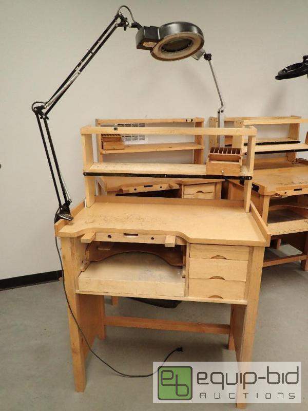 lot 680 image: Wooden Jewelry Repair Station