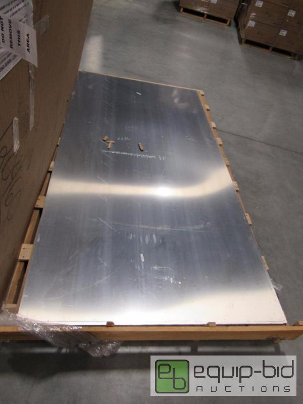 lot 907 image: 3 Sheets Of Decorative Stainless