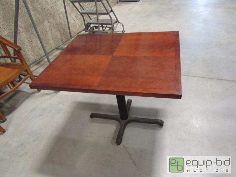 lot 909 image: 30 Wooden Top Table