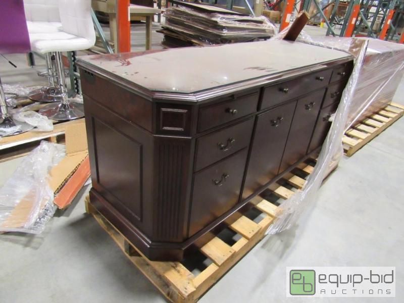 lot 961 image: 60 Solid Wood Credenza