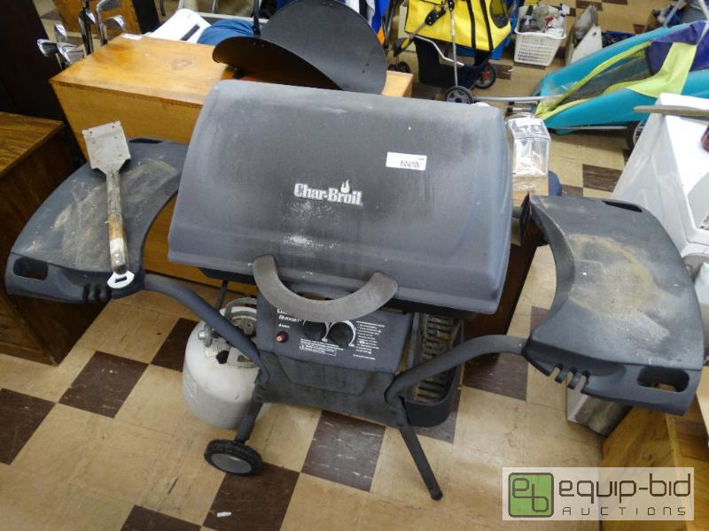 lot 544 image: Char-Broil propane grill with tank and grill ...