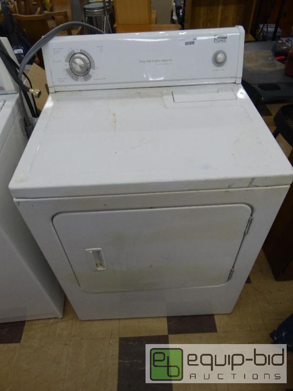 lot 554 image: Whirlpool heavy duty super capacity electric ...