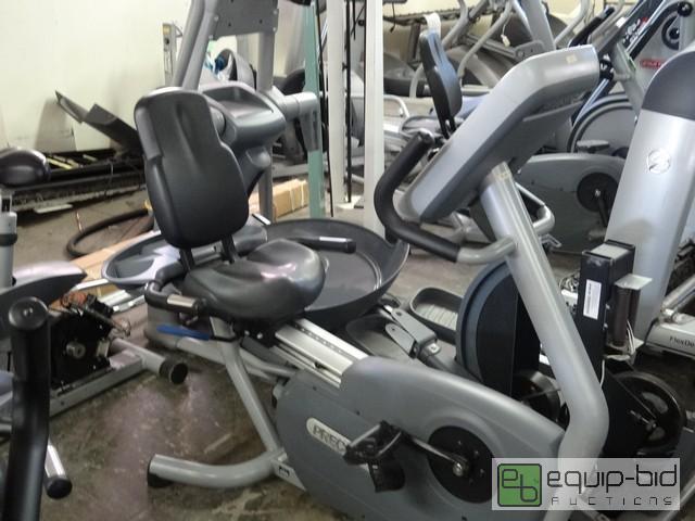 lot 395 image: Precor Recumbent Exercise Bike Commercial Grade