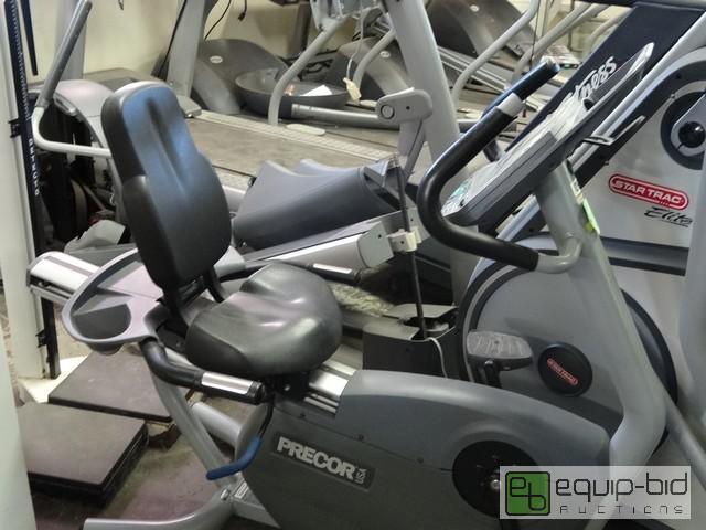 lot 396 image: Precor Recumbent Exercise Bike Commercial Grade
