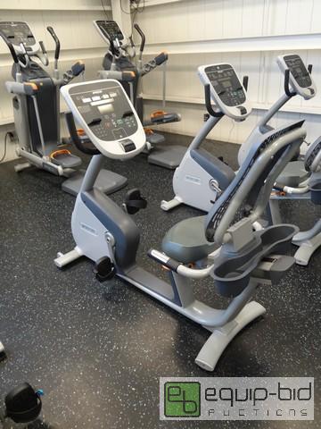 lot 521 image: Precor Recumbent Exercise Bike Commercial Grade