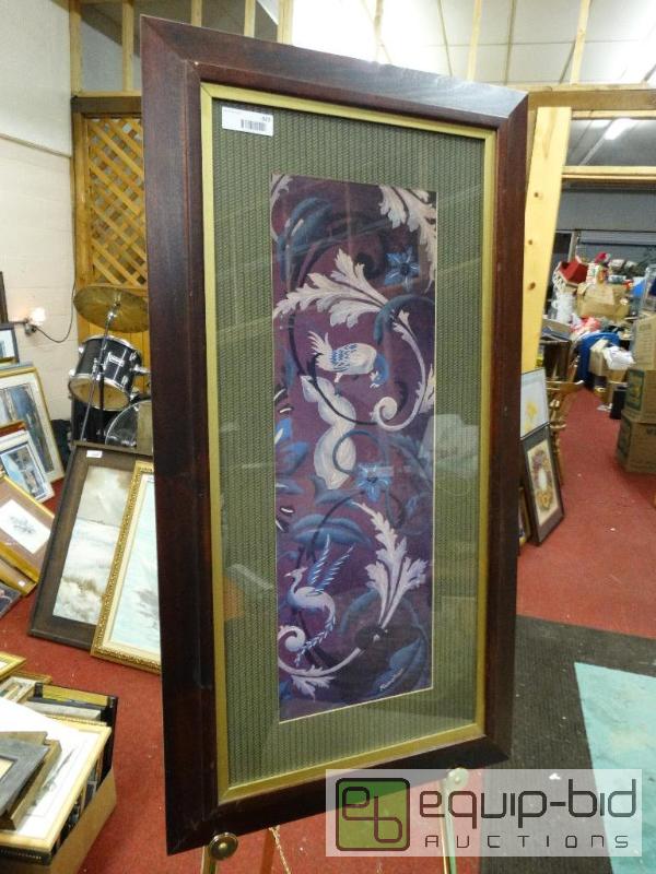 lot 623 image: Large framed print.  23 x 43....