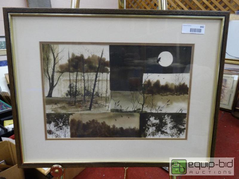 lot 642 image: Frame Print By Gerry Linker&nbsp  Original W...