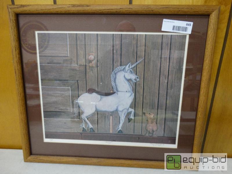 lot 645 image: Frame Print By sey Gelfand&nbsp   Felix  L...