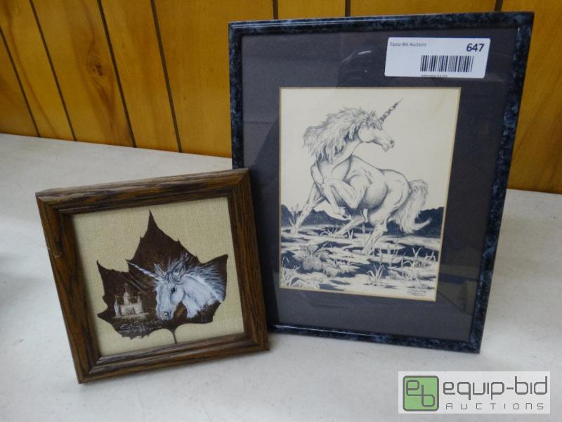 lot 647 image: Frame Print By Dame Steen &amp Leaf By Ed Sp...