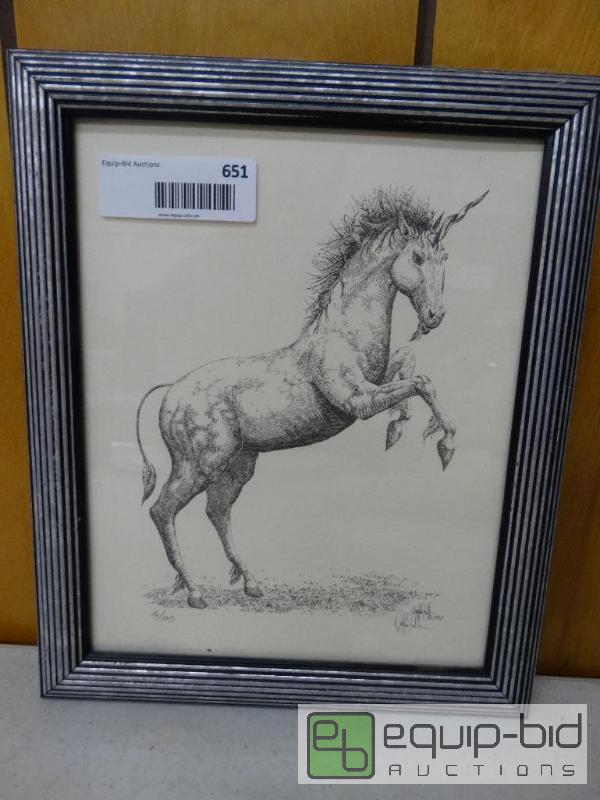 lot 651 image: Frame Print By Douglas&nbspFulks&nbsp  Pen ...