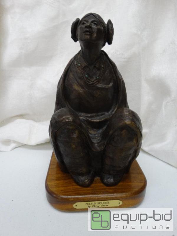 lot 656 image: Sculpture&nbspBy Betsy Stone&nbsp   Pueblo...