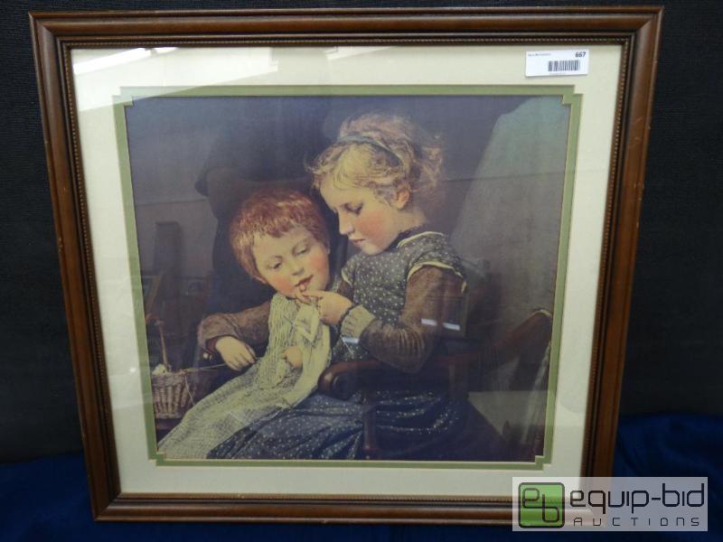 lot 667 image: Frame Print By Gallery Graphics, INC&nbsp  A...