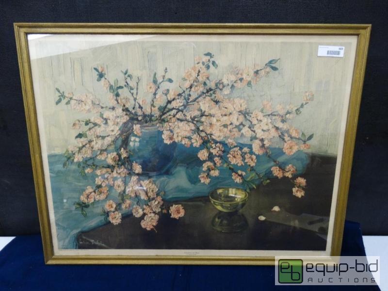 lot 669 image: Frame Print&nbsp  Vintage  Fragrance&nbspO...