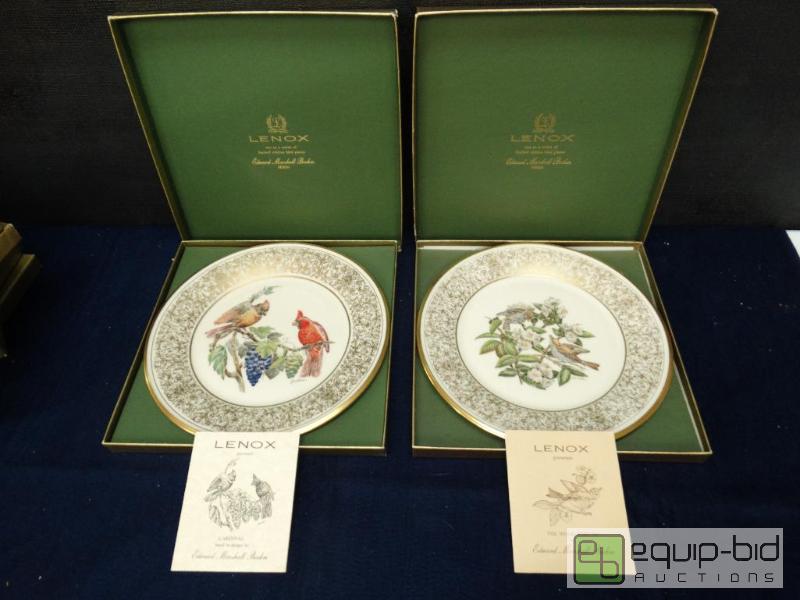 lot 697 image: Bird Plate  Lot Of 2 Lenox Limited Edition Bo...