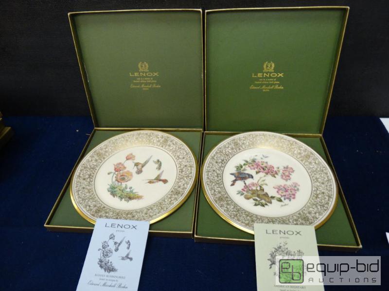 lot 698 image: Bird Plate  Lot Of 2 Lenox Limited Edition Bo...