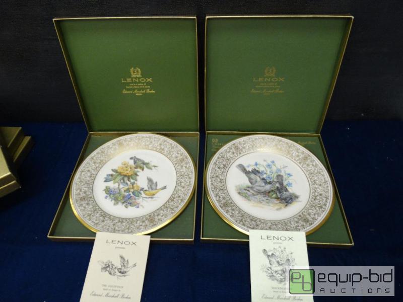 lot 699 image: Bird Plate  Lot Of 2 Lenox Limited Edition Bo...