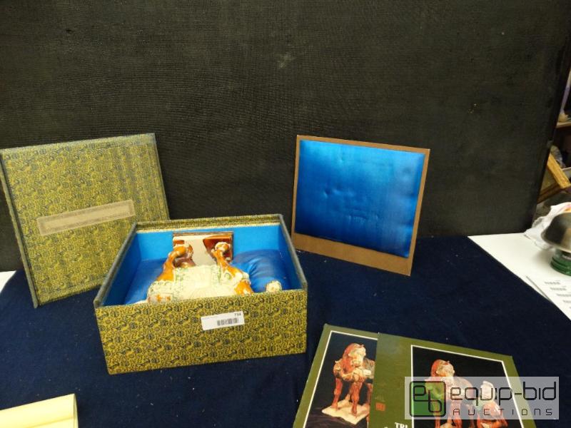 lot 734 image: Pottery&nbsp  Tri Color Pottery Of The TAng...