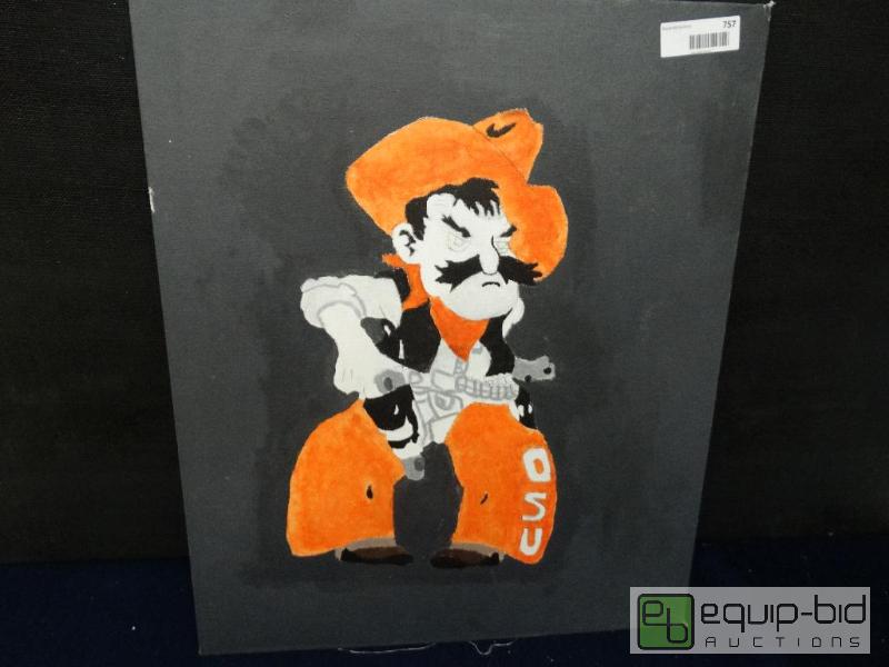 lot 757 image: Painting&nbsp  Original Oil On Bored&nbspOS...