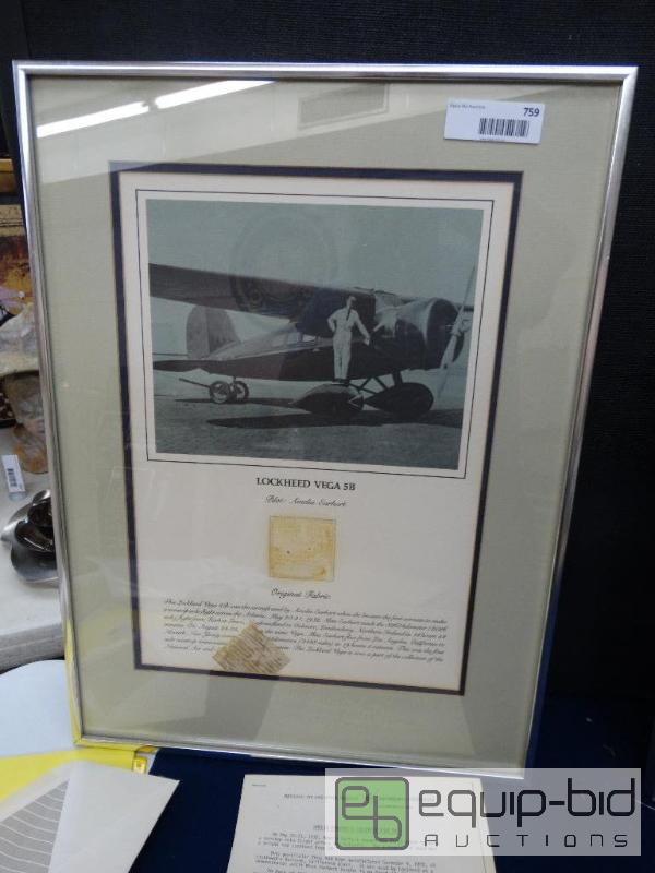 lot 759 image: Frame Print&nbsp  Framed Print Of Lockheed 5...