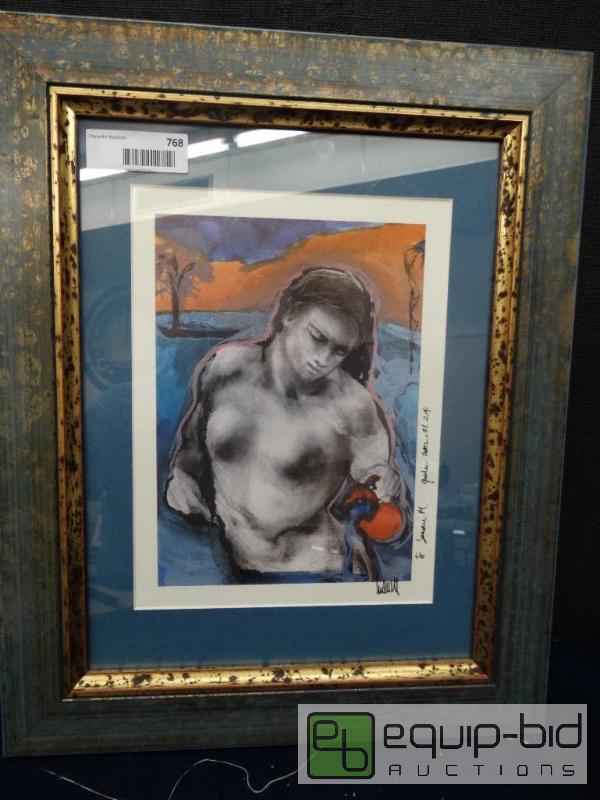 lot 768 image: Frame Print&nbsp  Framed Print&nbsp  Signed...