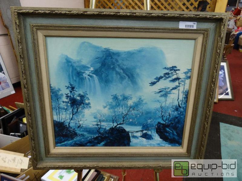 lot 786 image: Frame Print By E L Young&nbsp  Framed Oil On...