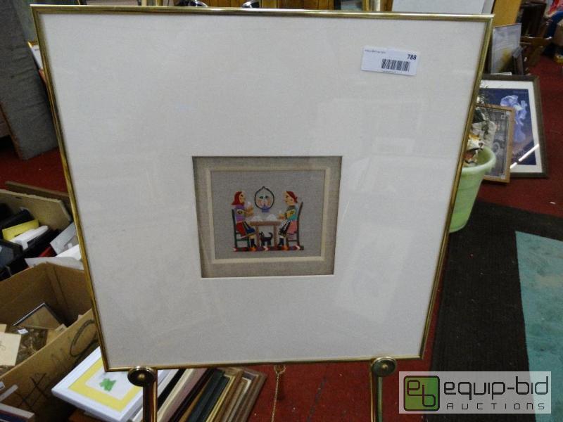 lot 788 image: Frame Art&nbsp  Framed NeedleThread Art&nbs...