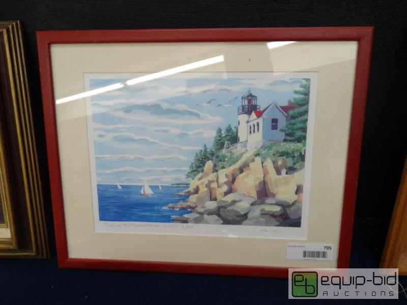 lot 795 image: Frame Print By Am Mill  Framed Print  Signed ...