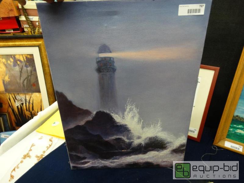 lot 797 image: Canvas&nbsp  Oil On Canvas&nbsp  Signed By ...