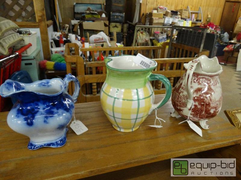 lot 1007 image: lot Of 3 Pitchers....