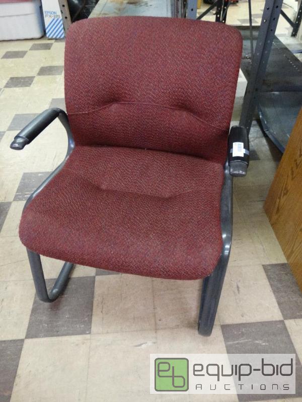 lot 1036 image: Red Office Chair....