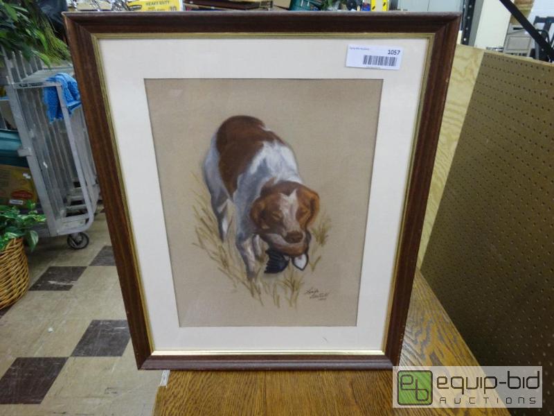 lot 1057 image: Bird Dog By Linda Vartlett....