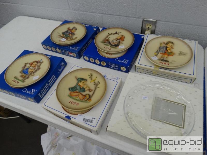 lot 806 image: 6 - Hummel Collector Plates.&nbsp...