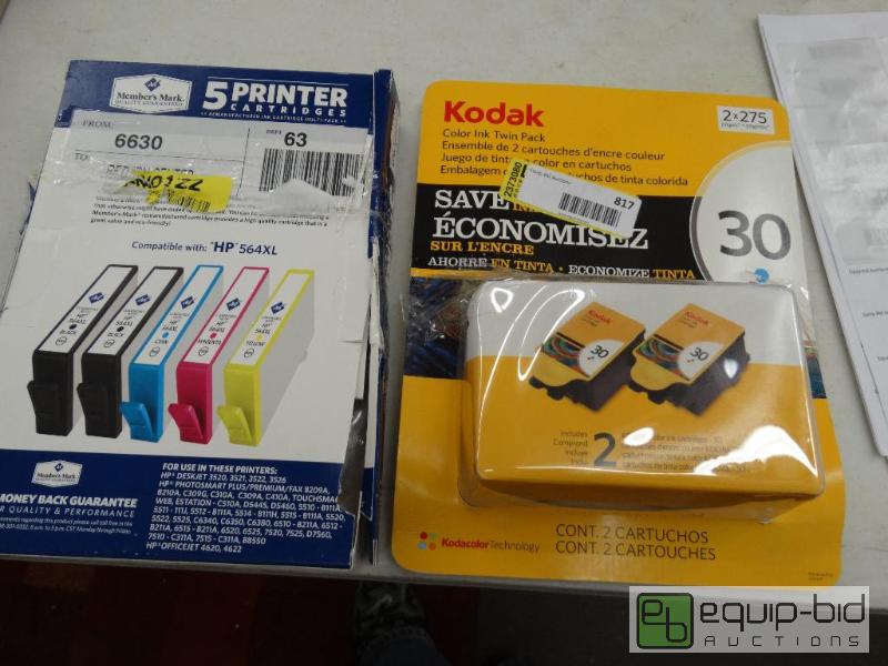 lot 817 image: 2 Ink Cartridges (Kodak &amp HP)....