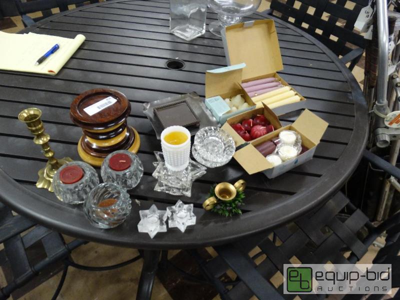 lot 856 image: Lot Of candle Holder &amp Party Lite Candles...