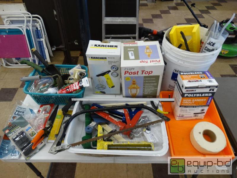 lot 939 image: Large Lot Of Painting Supplies, Tools, Home r...