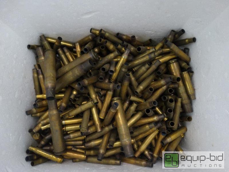 lot 949 image: Cooler Full OF Various Caliber Brass Bullet C...