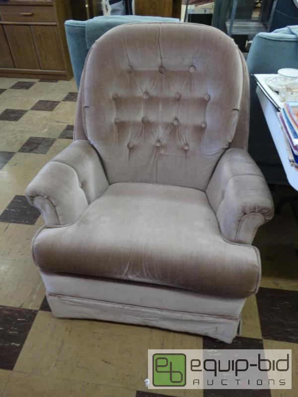 lot 959 image: Mauve Color Swivel Rocker....