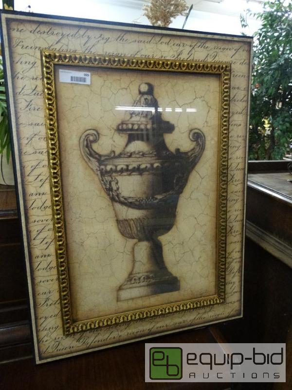 lot 999 image: Framed Wall Art....