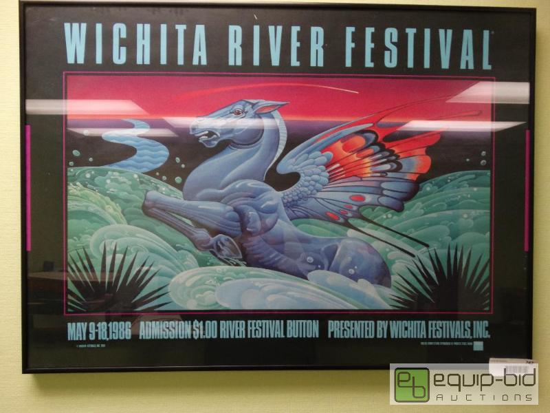 lot 742 image: Wichita River Festival Art Work....