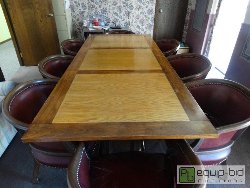 lot 743 image: Conference&nbspTable &amp Chairs.&nbsp  40...