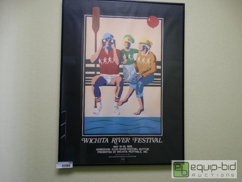 lot 759 image: Wichita River Festival Art Work.&nbsp...