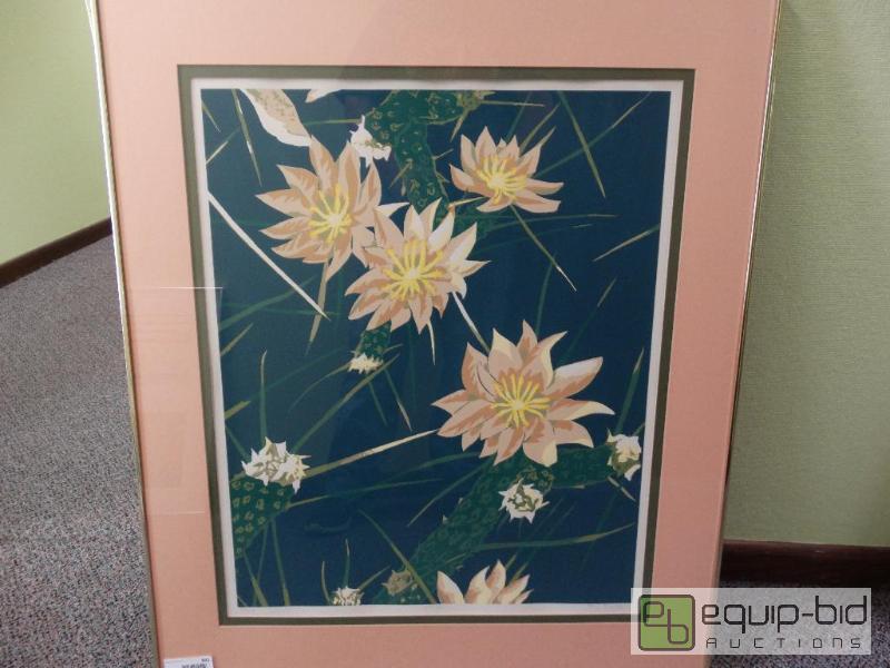 lot 841 image: Framed Floral Picture.&nbsp...