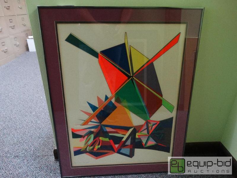 lot 849 image: Framed Art....