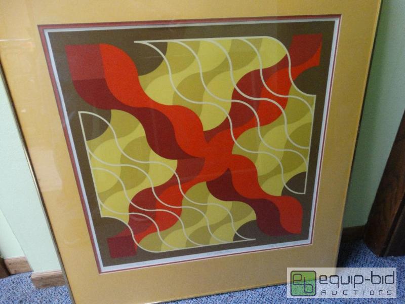 lot 852 image: Framed Art....