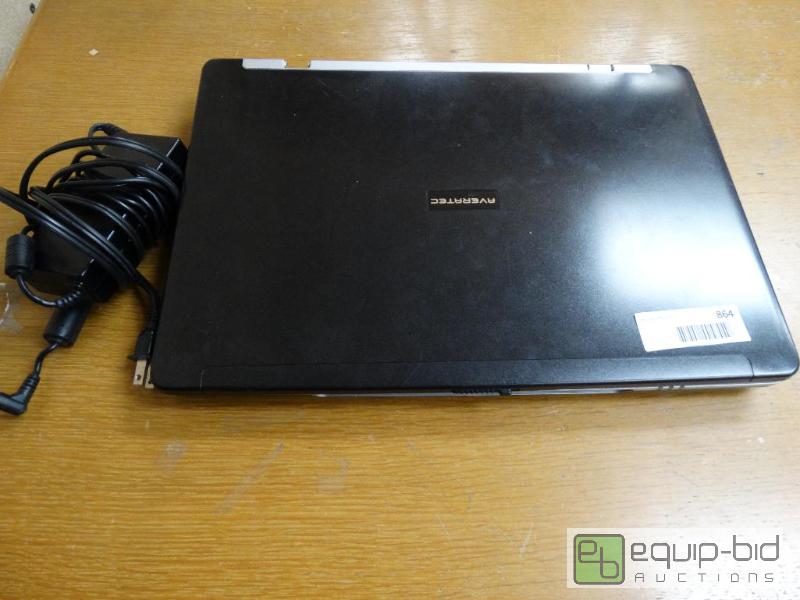 lot 864 image: Averatec Laptop With Cord No Hard Drive....