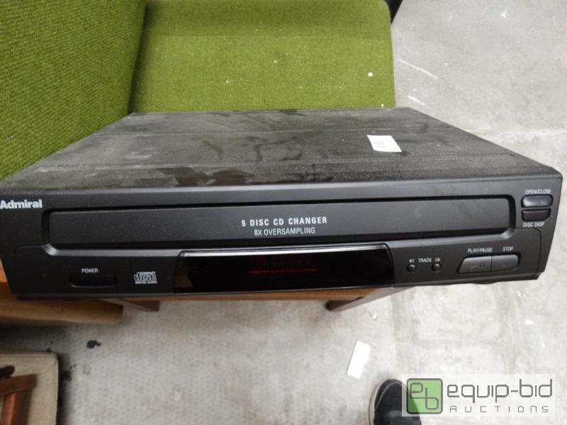 lot 878 image: Admiral.&nbsp  5 Disc Changer 8x Oversamplin...